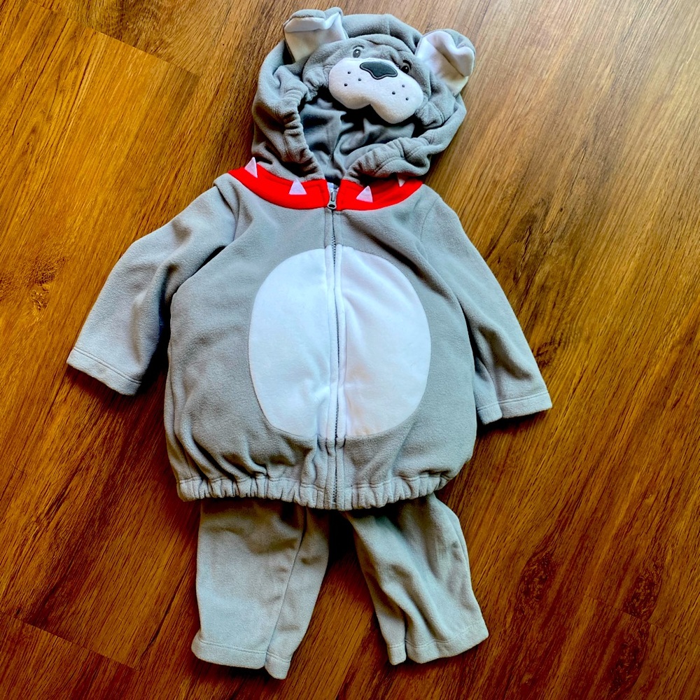 Baby Bulldog Halloween costume 6-9 months